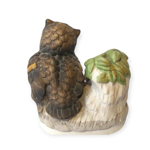 Vintage Homco Porcelain Owl & Owlets Figurine 1970s | EUC - Picture 2 of 2